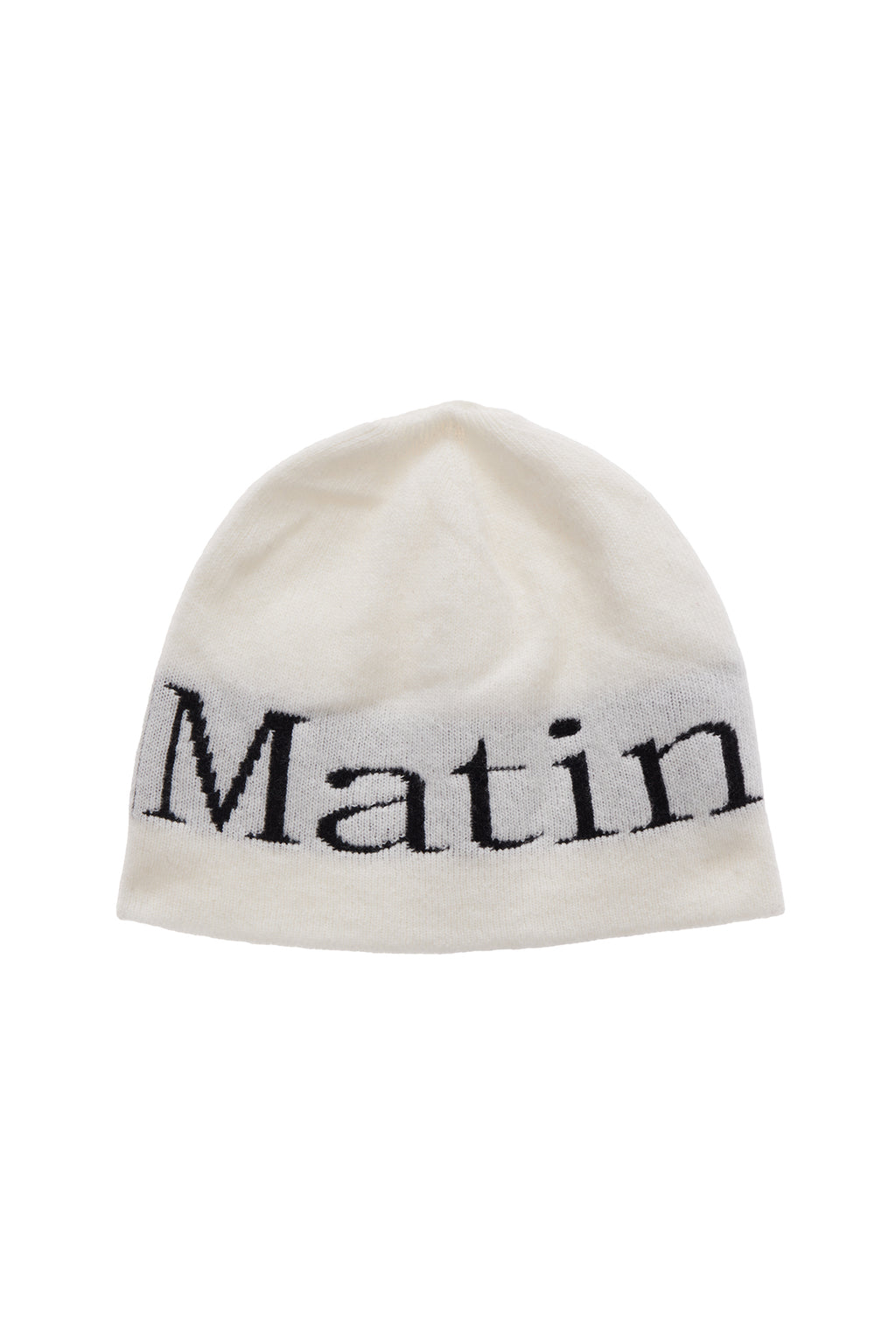 Matin Kim - Logo Jacquard Short Beanie (Grey) product image 10 | TRAB K-Fashion Australia