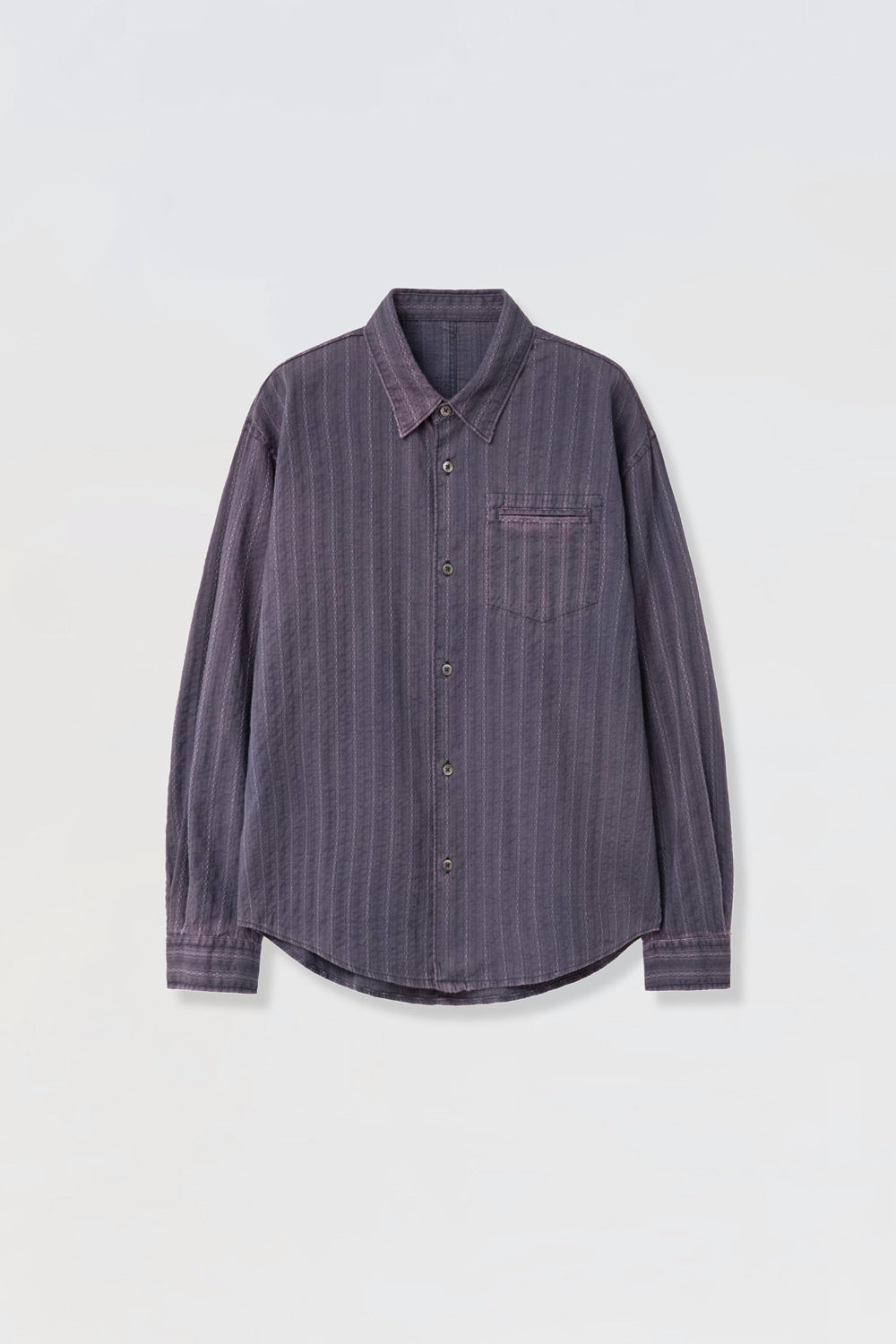 Hatchingroom - Crochet Shirt (Bleached Blue) product image 1 | TRAB K-Fashion Australia