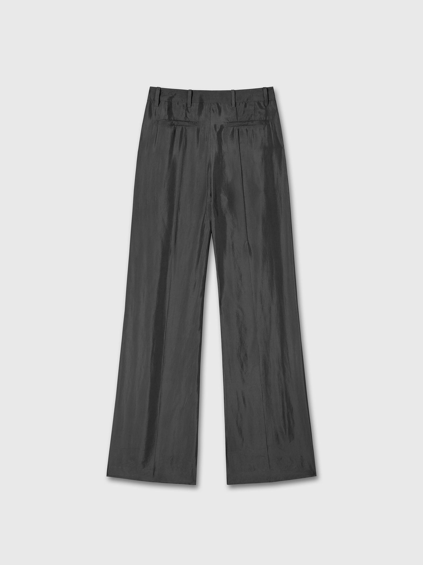 Tonywack - Liquid Flared Tailored Trousers (Grey Khaki) product image 9 | TRAB K-Fashion Australia