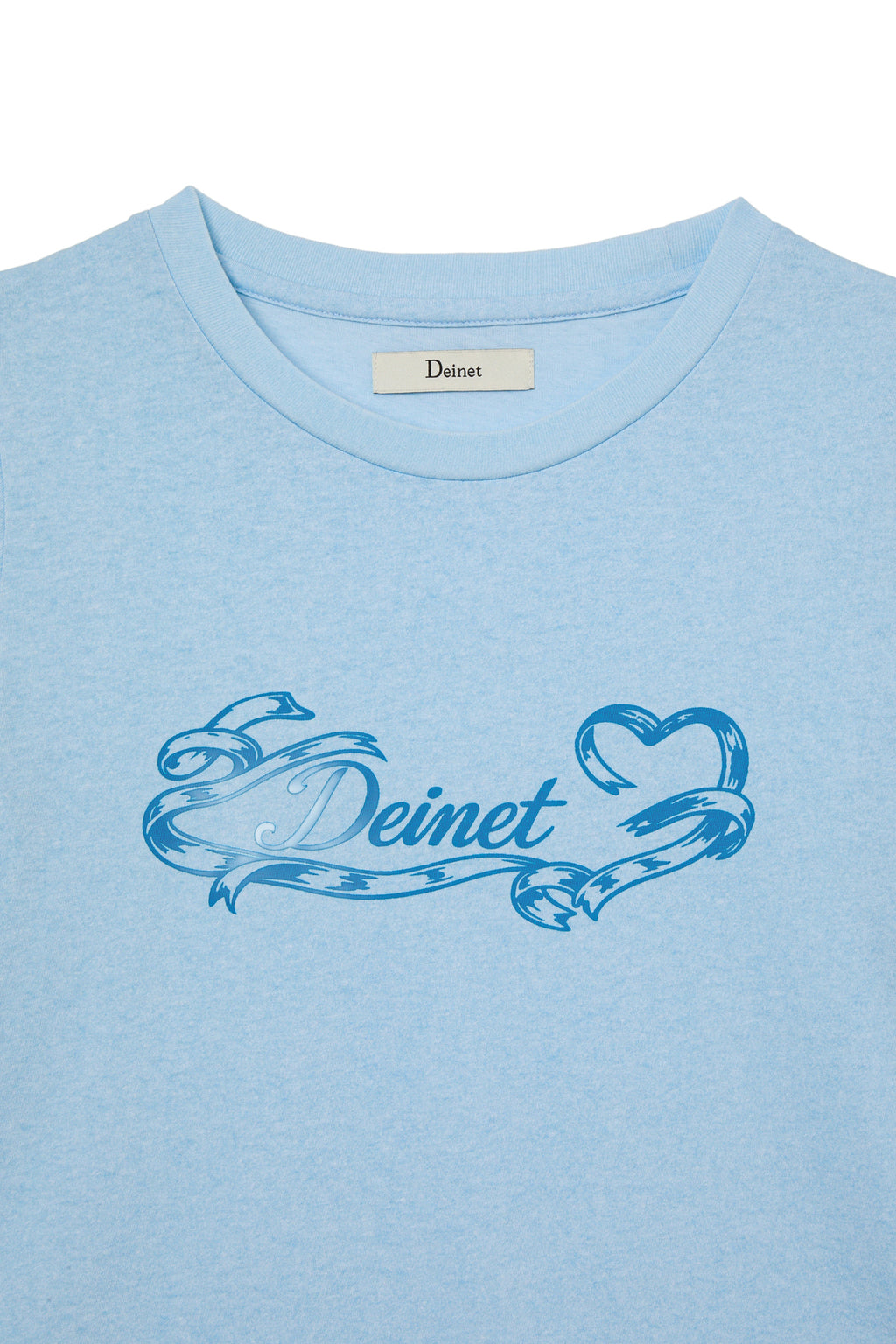 Deinet - Ruffle Washed T-Shirt (Light Blue) product image 3 | TRAB K-Fashion Australia
