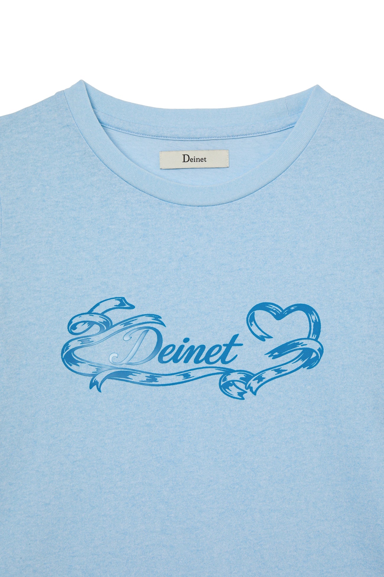 Deinet - Ruffle Washed T-Shirt (Light Blue) product image 3 | TRAB K-Fashion Australia