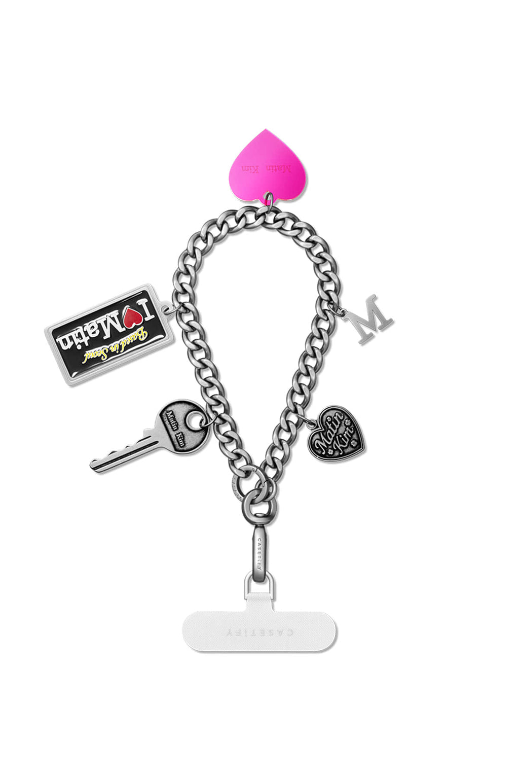Matin Kim - Matin Kim X Casetify Phone Charm (Dark Silver) product image 2 | TRAB K-Fashion Australia