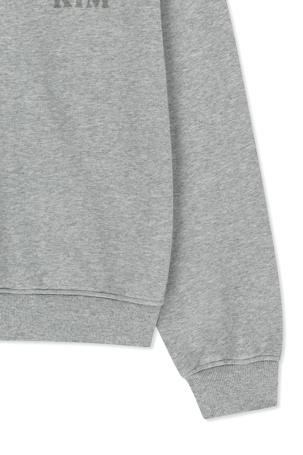 Matin Kim - Matin Logo Quarter Zip Up (Grey) product image 5 | TRAB K-Fashion Australia