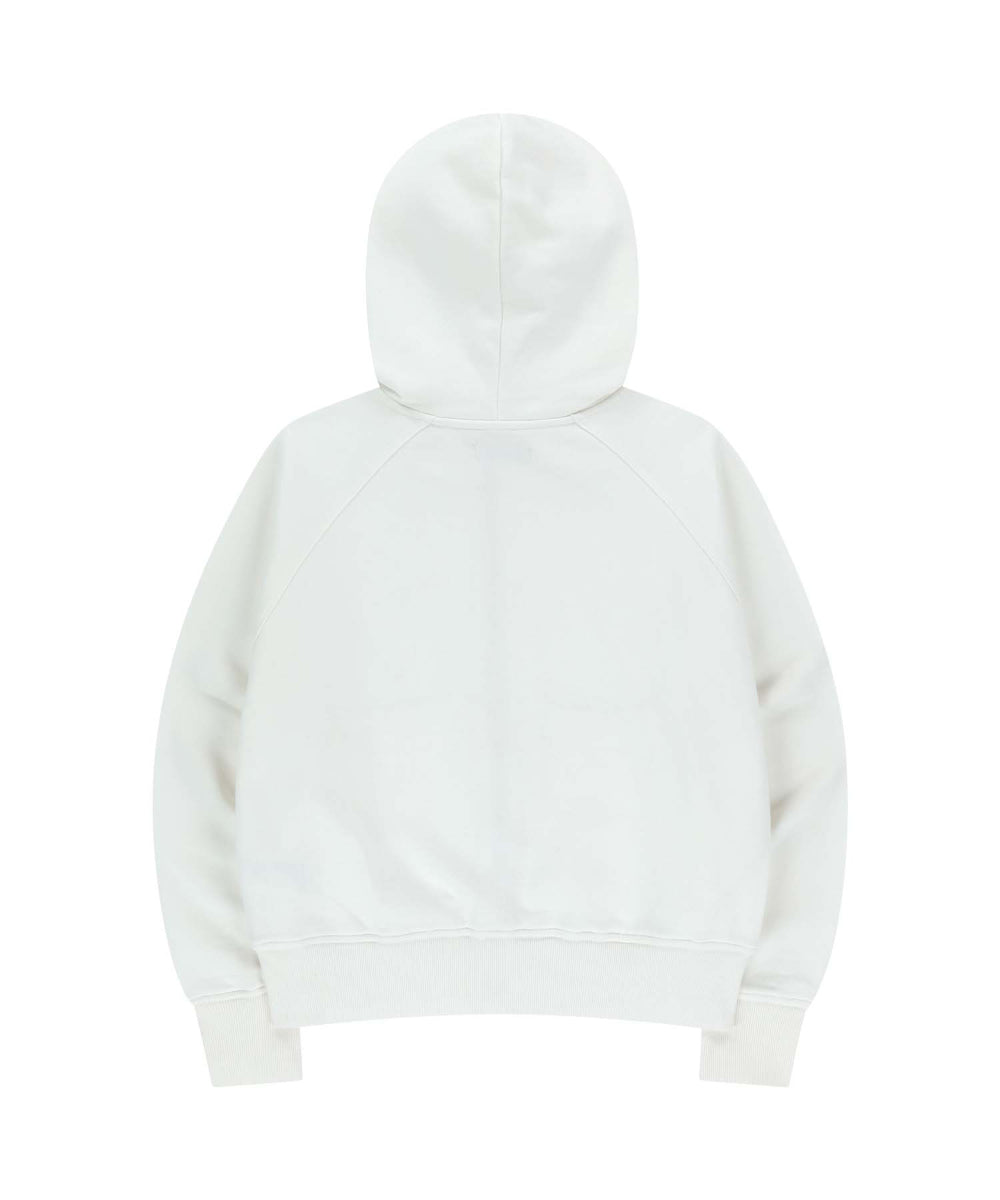 Coyseio - Ruffle Lace Hood Zip-Up (White) product image 9 | TRAB K-Fashion Australia
