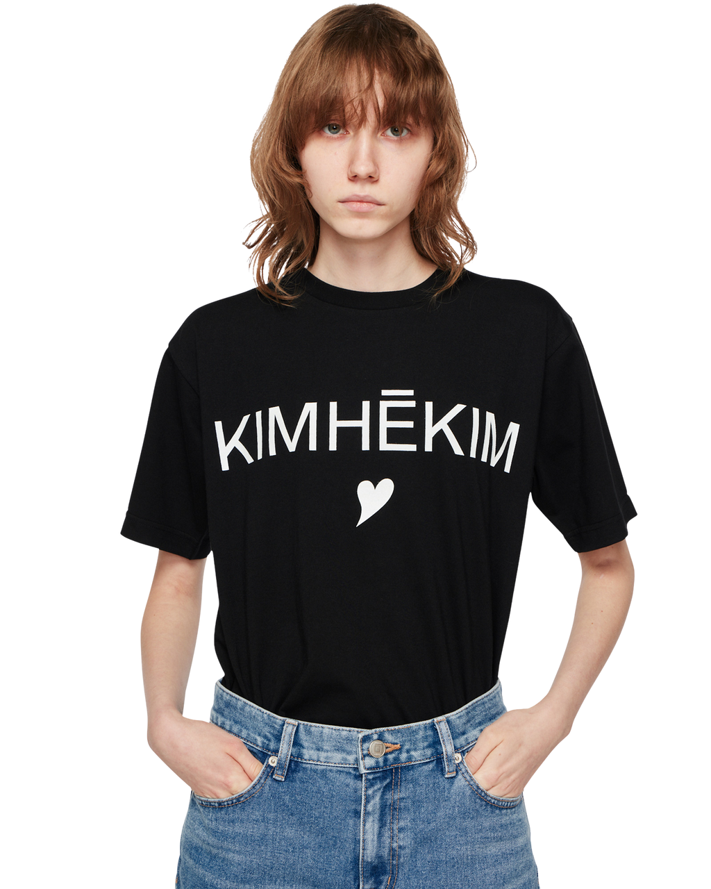 Kimhe Kim - Kimhekim Heart T-Shirt (Black) product image 6 | TRAB K-Fashion Australia