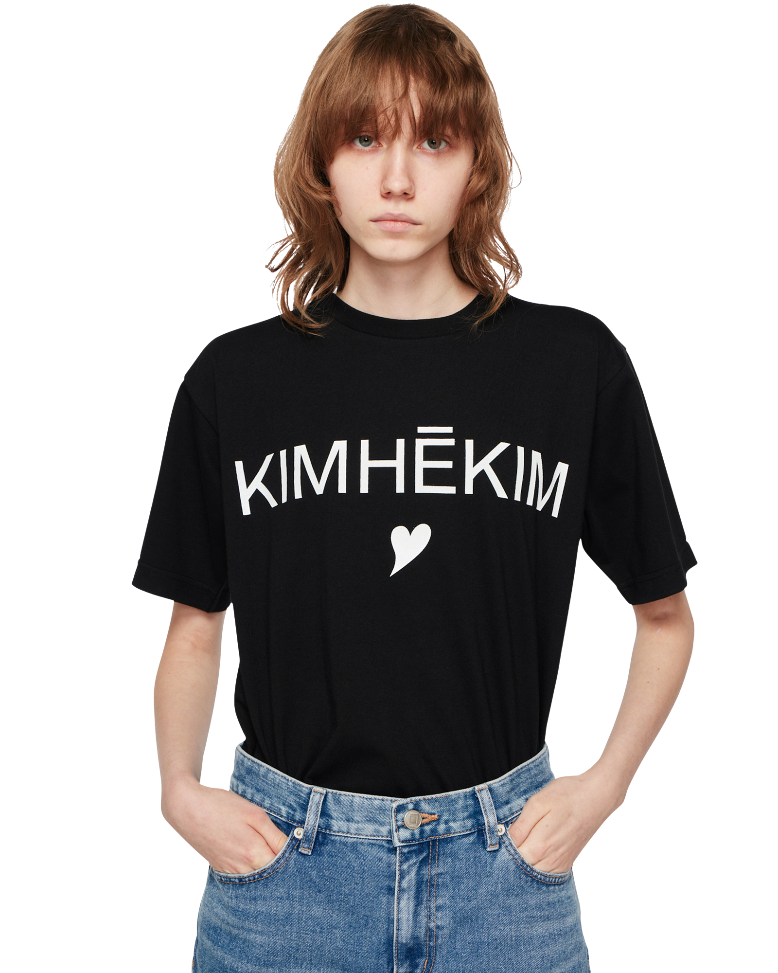 Kimhe Kim - Kimhekim Heart T-Shirt (Black) product image 6 | TRAB K-Fashion Australia