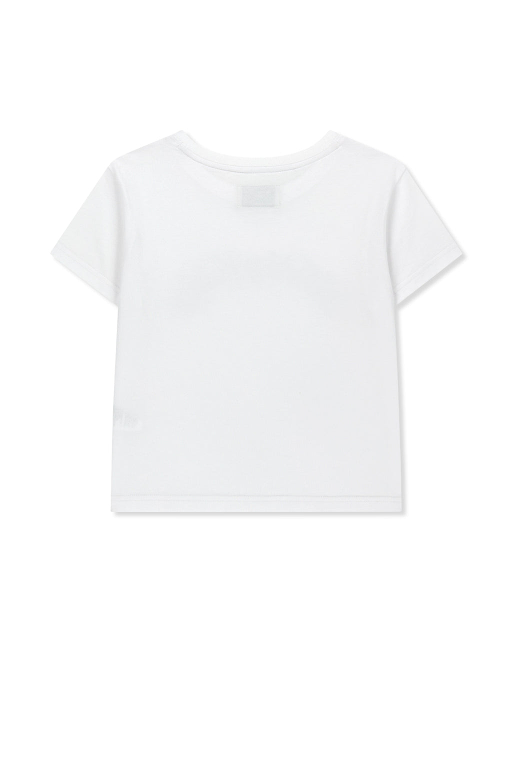 Matin Kim - Matin Kim Arch Logo Crop Top (White) product image 3 | TRAB K-Fashion Australia