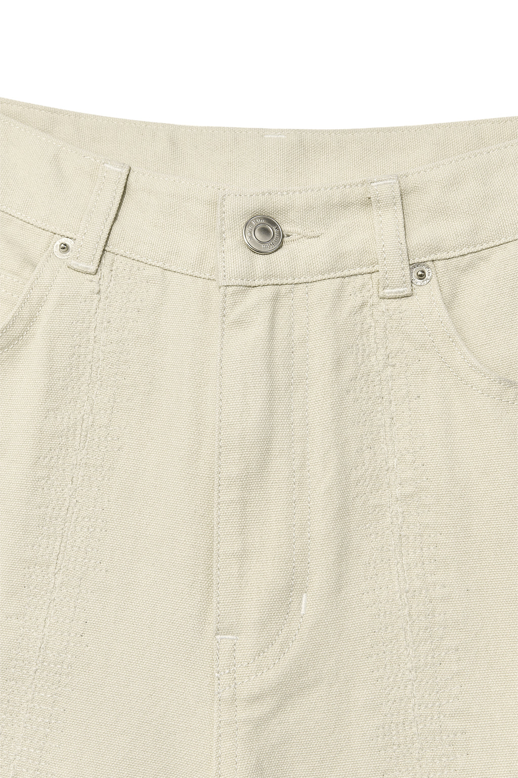 Matin Kim - Stitch Point Washed Cotton Pants (Cream) product image 3 | TRAB K-Fashion Australia
