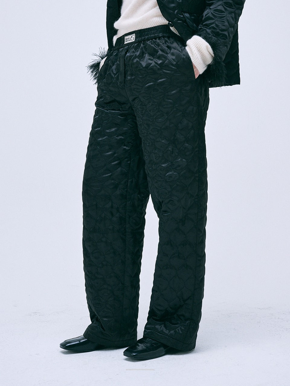 Mardi Mercredi - Quilted Pants (Black) product image 1 | TRAB K-Fashion Australia