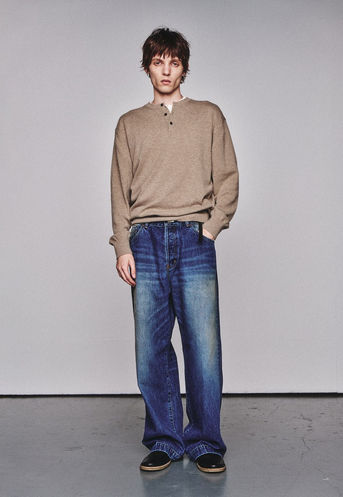 Art if acts - Henley Sweater (Pie) product image 1 | TRAB K-Fashion Australia