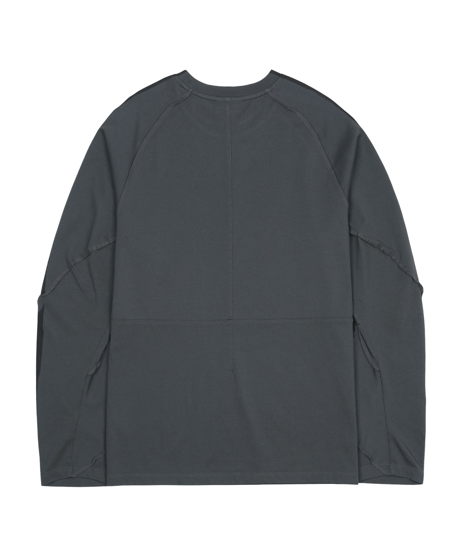 San San Gear - Contrast Long Sleeve (Charcoal) product image 5 | TRAB K-Fashion Australia