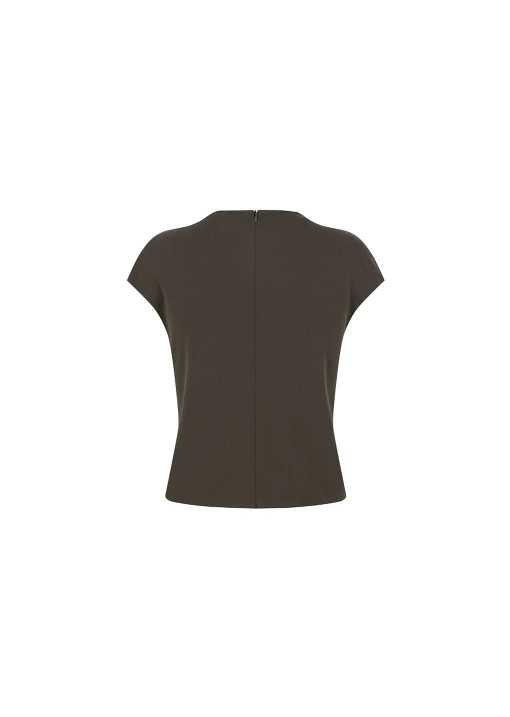 Amomento - Jersey Mock Neck Top (Brown) product image 6 | TRAB K-Fashion Australia