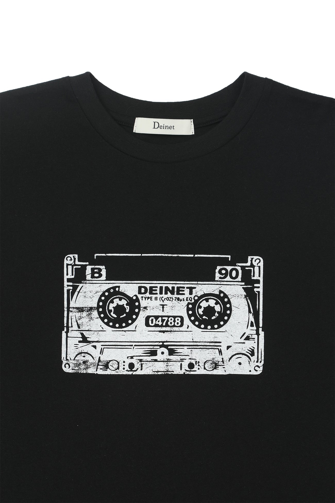 Deinet - Tape T-Shirt (Black) product image 3 | TRAB K-Fashion Australia