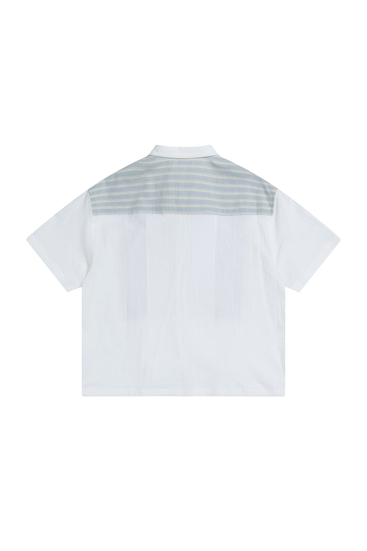 STU - Stripe Panel Shirt (White) product image 18 | TRAB K-Fashion Australia