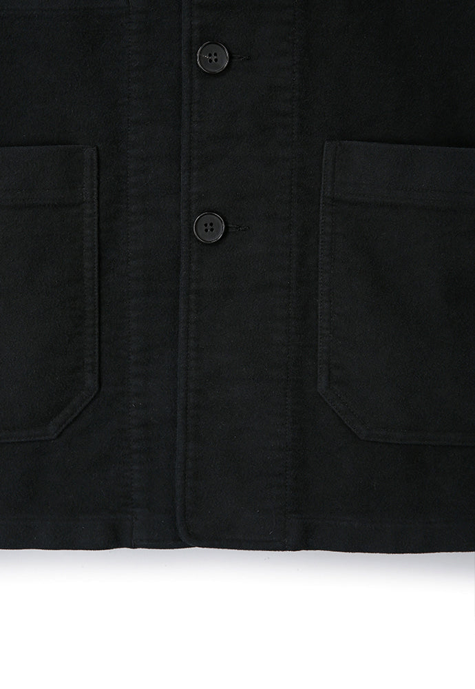 Art if acts - Washed Moleskin French Work Jacket (Faded Black) product image 14 | TRAB K-Fashion Australia