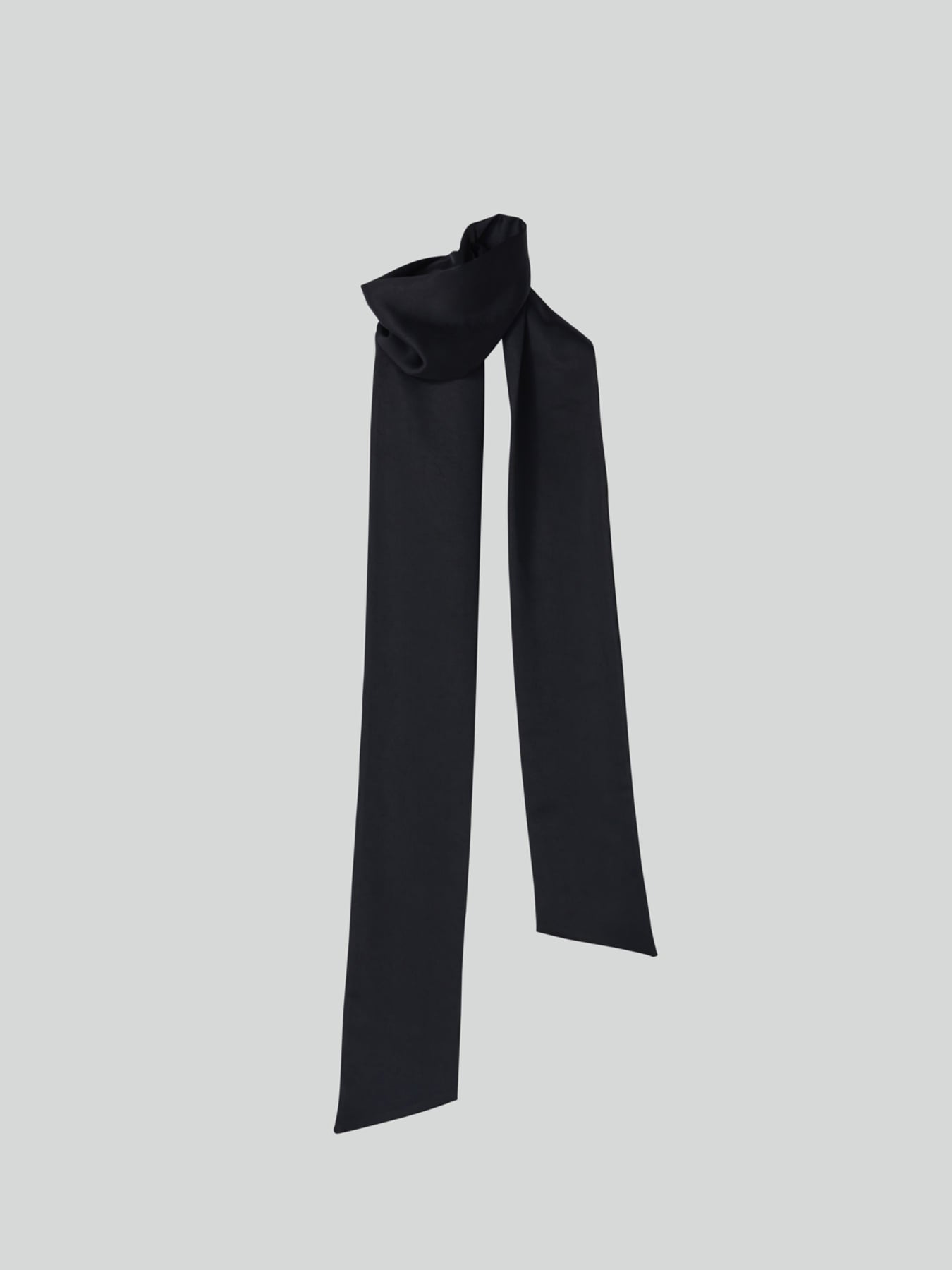 Recto - Open Back Scarf Satin Blouse (Black) product image 13 | TRAB K-Fashion Australia