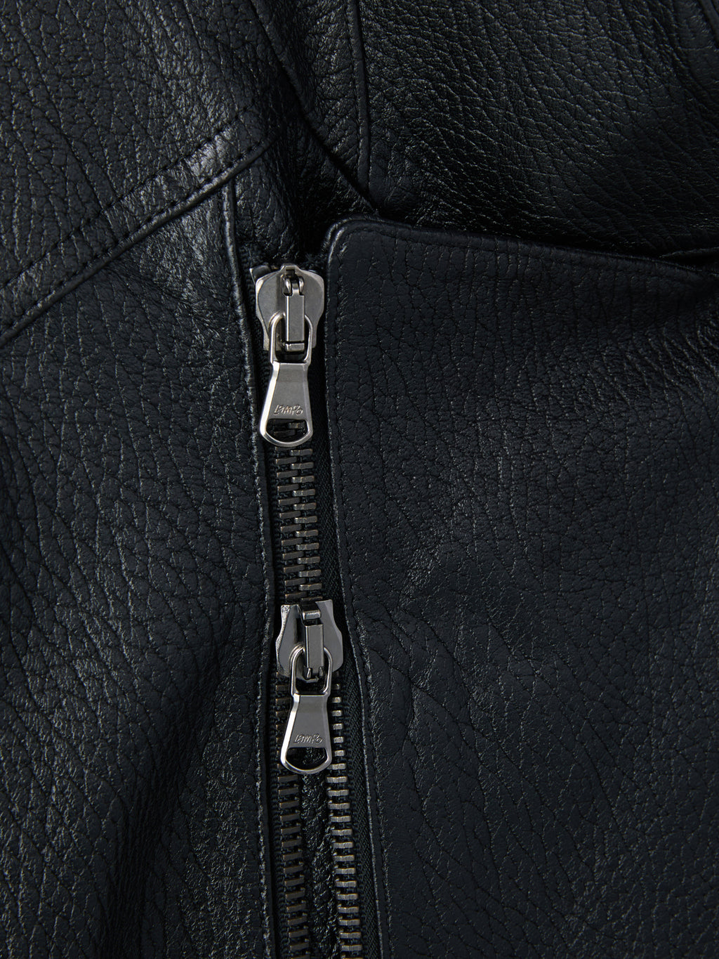 Recto - Vintage Effect Biker Jacket (Black) product image 8 | TRAB K-Fashion Australia