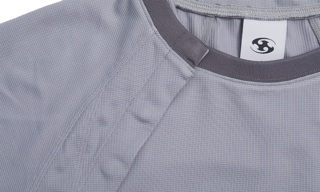 San San Gear - Placket Long Sleeves (Grey) product image 10 | TRAB K-Fashion Australia