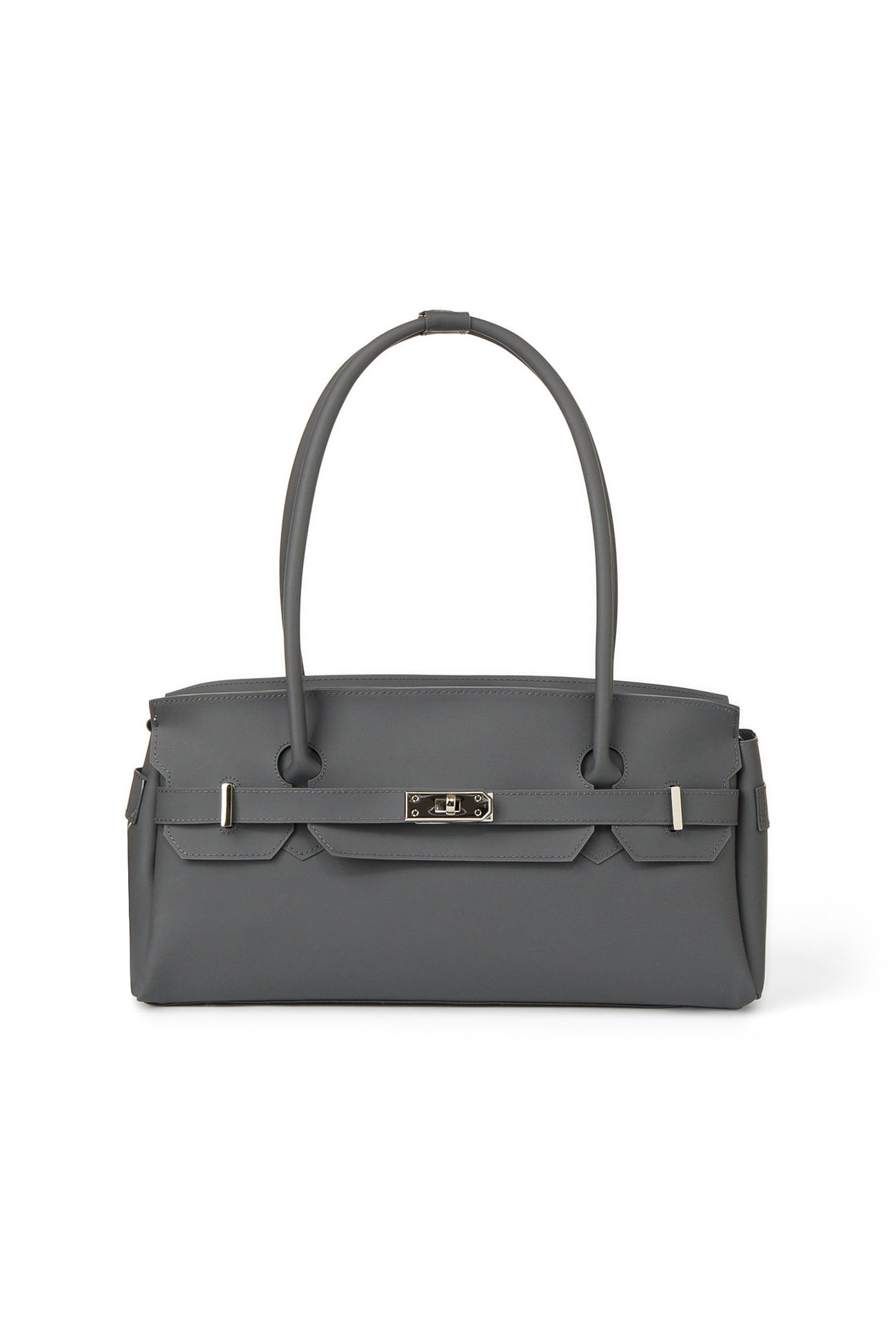 Deinet - [free Card Wallet] Jelly Two-Way Bag (Charcoal) product image 1 | TRAB K-Fashion Australia