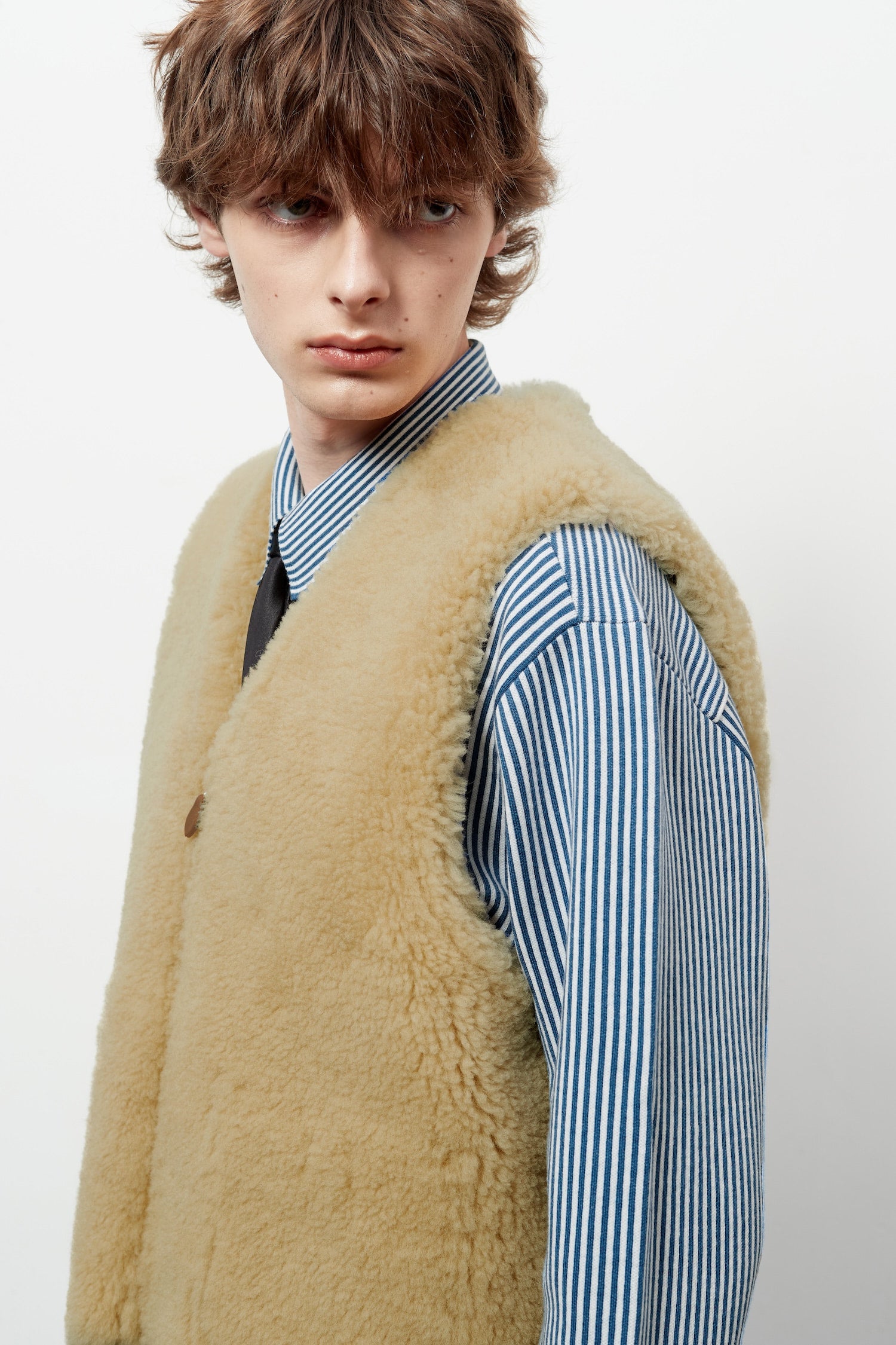 Stu - Stripe Knit Shirt (Blue) product image 9 | TRAB K-Fashion Australia