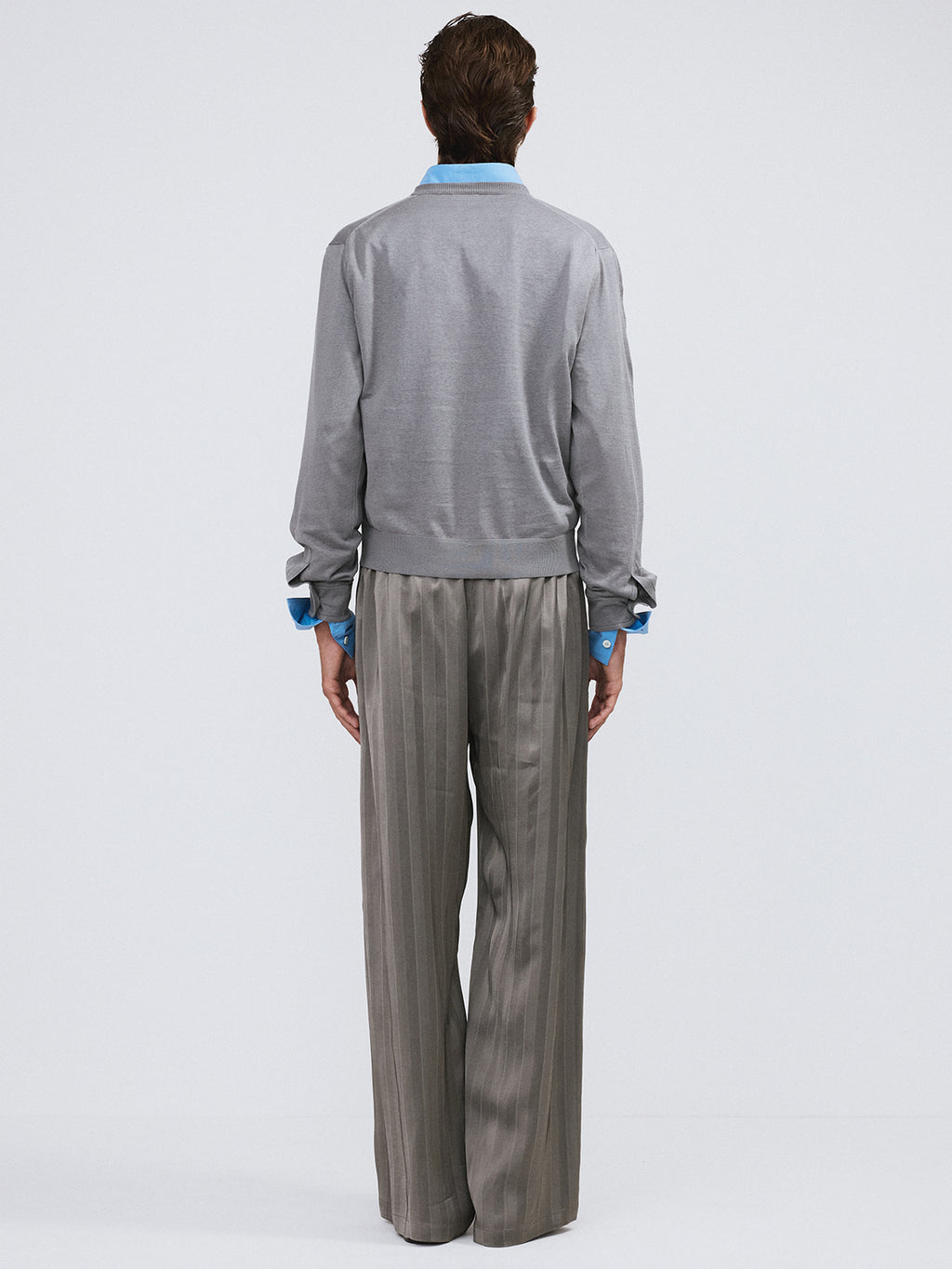 Recto - Silky Lounge Pants (Midnight Grey) product image 4 | TRAB K-Fashion Australia