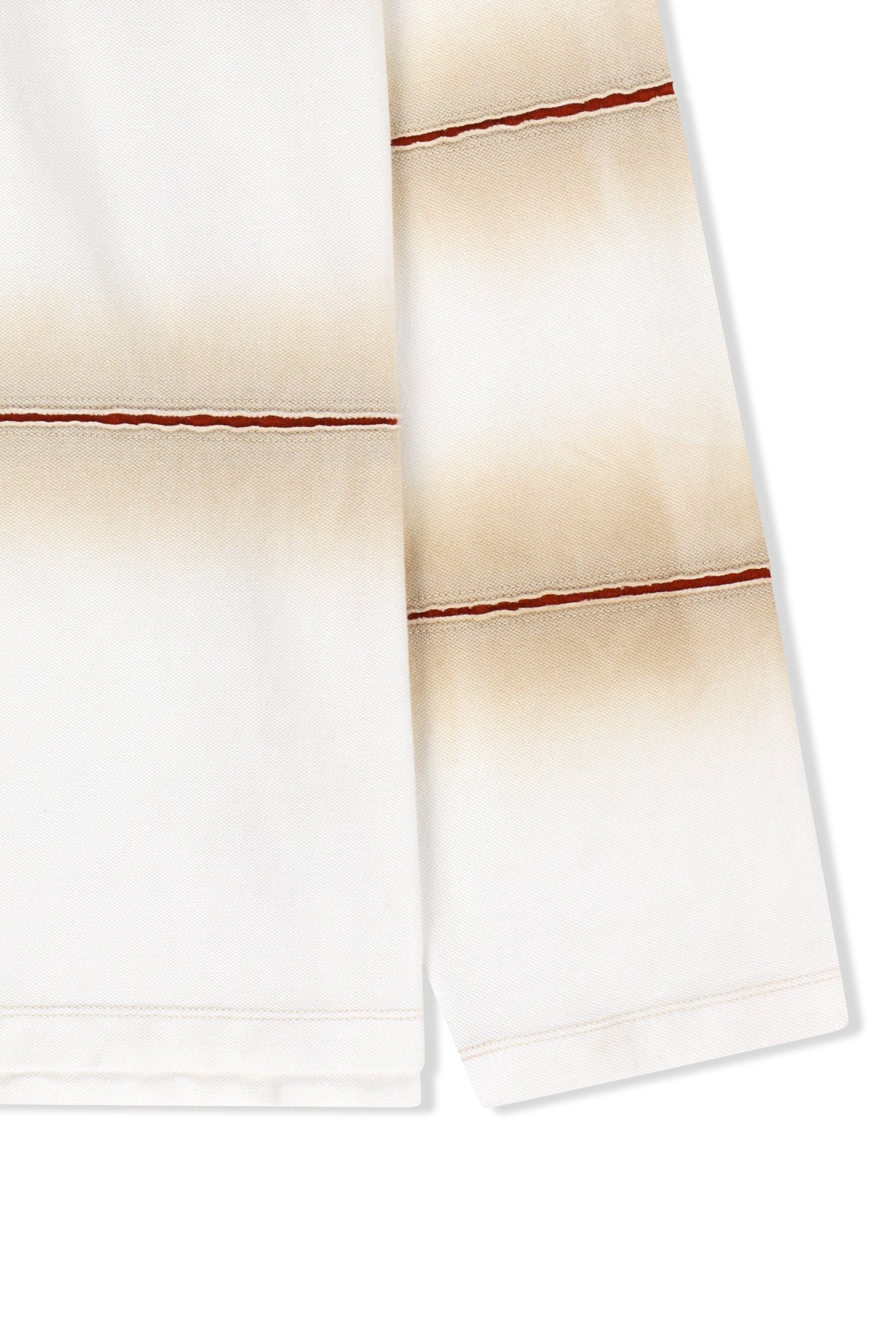 Matin Kim - Reveal Stripe Logo Collar Top (Cream) product image 4 | TRAB K-Fashion Australia