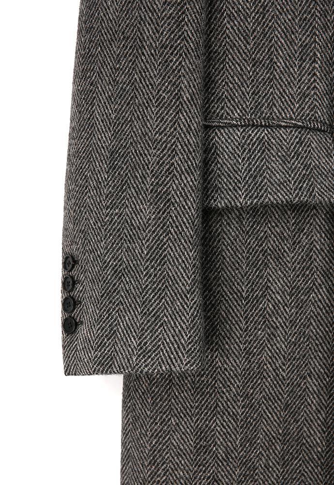 Art if acts - Leather Collar Double-Breasted Coat (Taupe) product image 14 | TRAB K-Fashion Australia