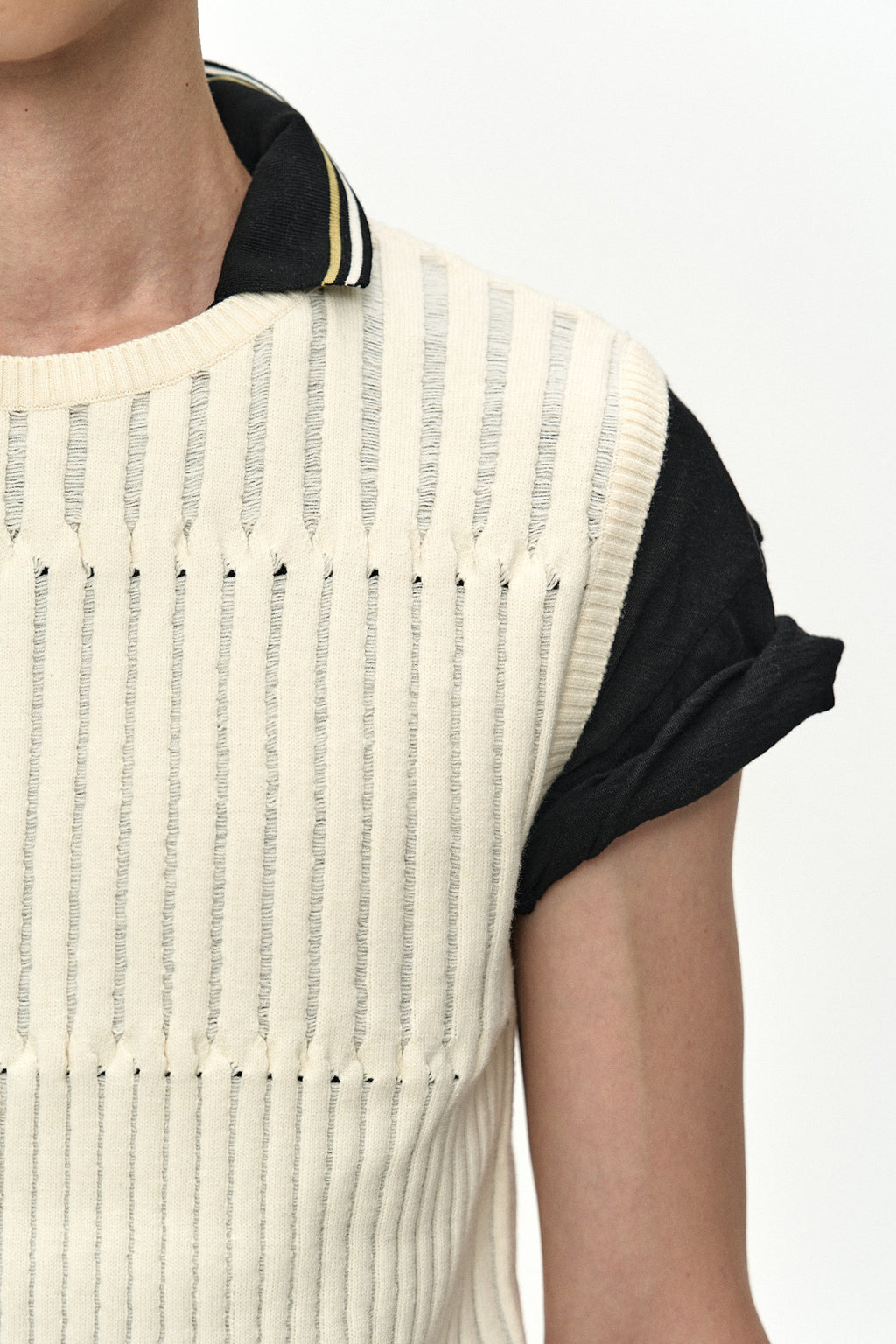 Andersson Bell - Ford Knit Sleeveless (Ecru) product image 5 | TRAB K-Fashion Australia