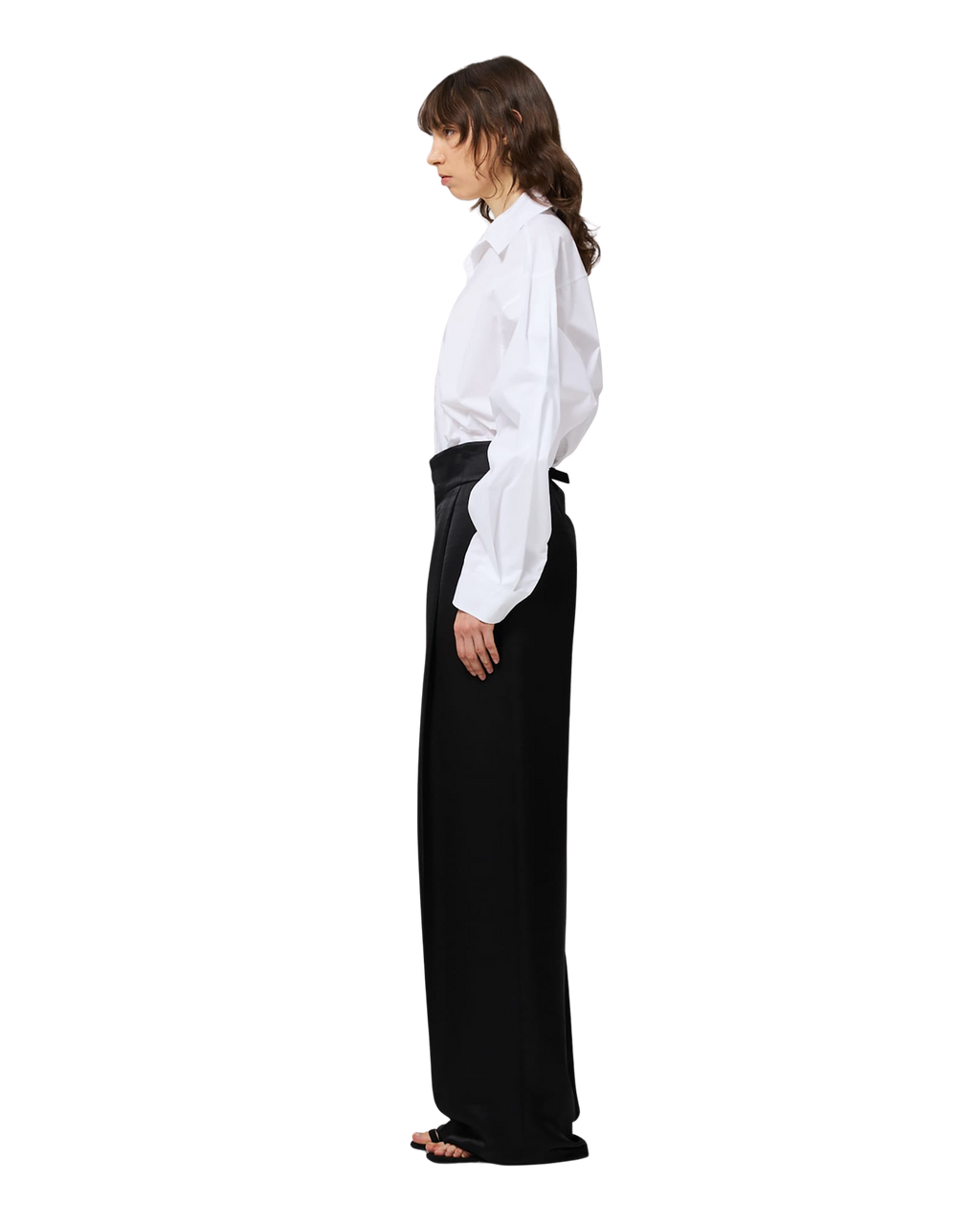 Kimhe Kim - Belted Wide Pants (Black) product image 4 | TRAB K-Fashion Australia