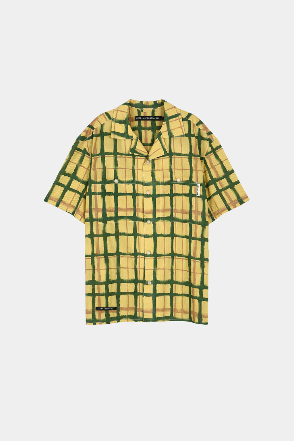 Andersson Bell - Rothko Open Collar Shirt (Yellow) product image 8 | TRAB K-Fashion Australia