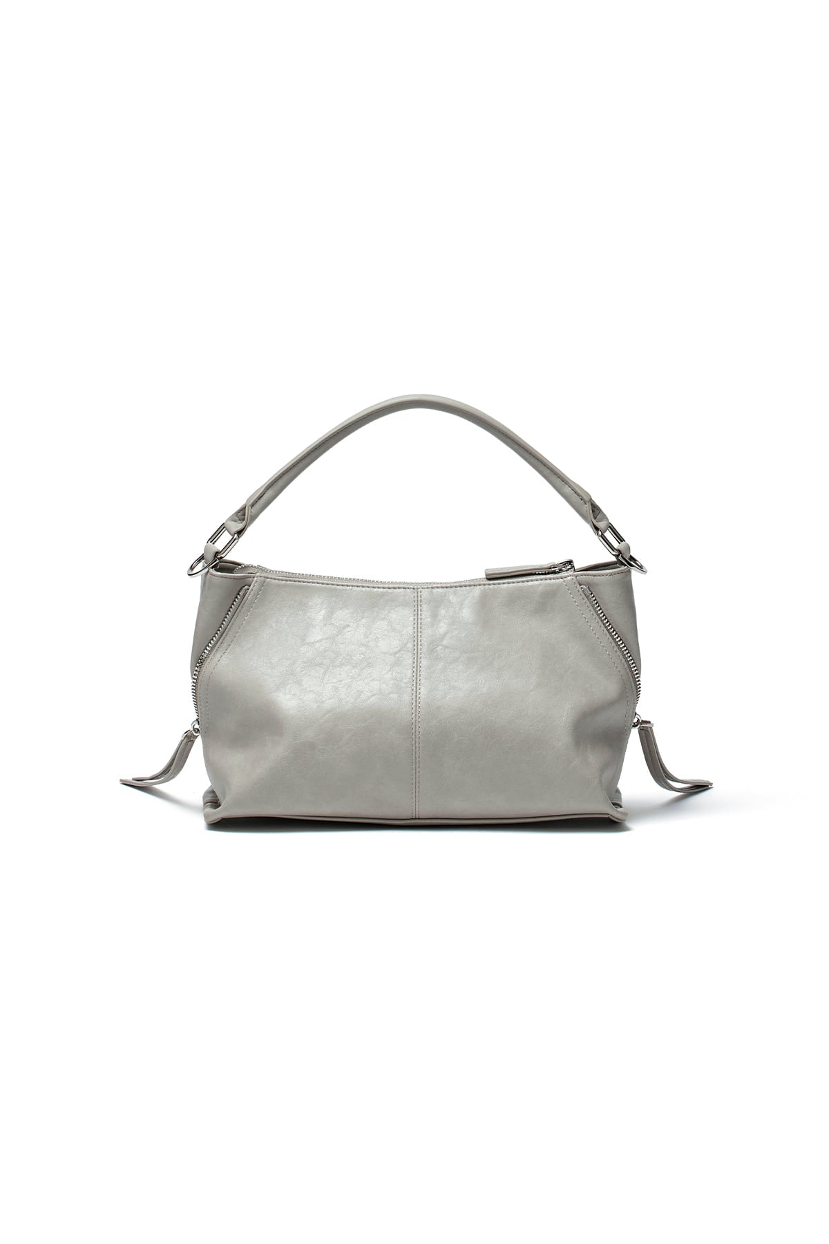 Matin Kim - Side Zipper Two Way Bag (Grey) product image 5 | TRAB K-Fashion Australia