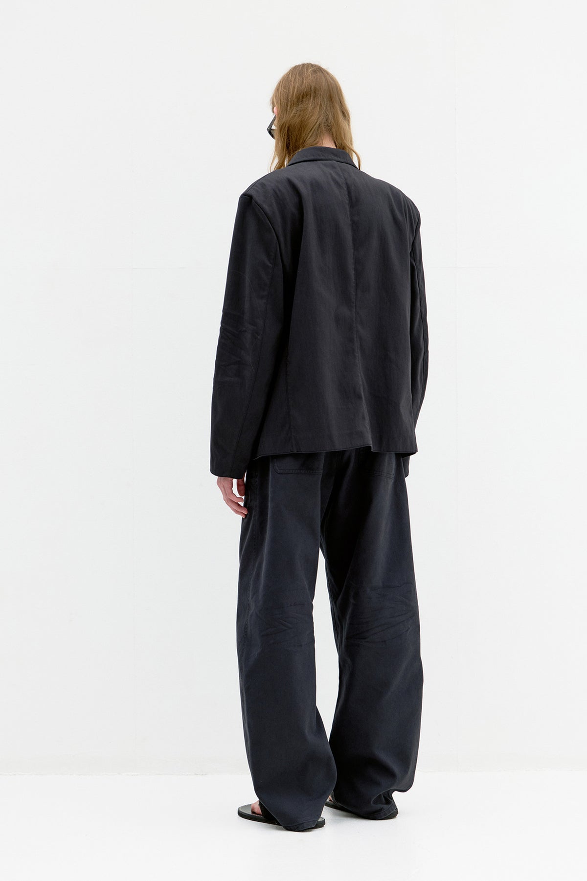 Coor - Embo Washed Blazer (Washed Black) product image 4 | TRAB K-Fashion Australia