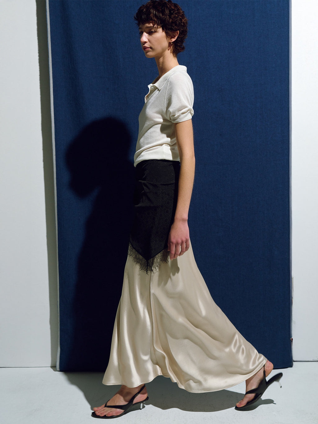 Tonywack - Slip Maxi Skirt (Beige) product image 6 | TRAB K-Fashion Australia