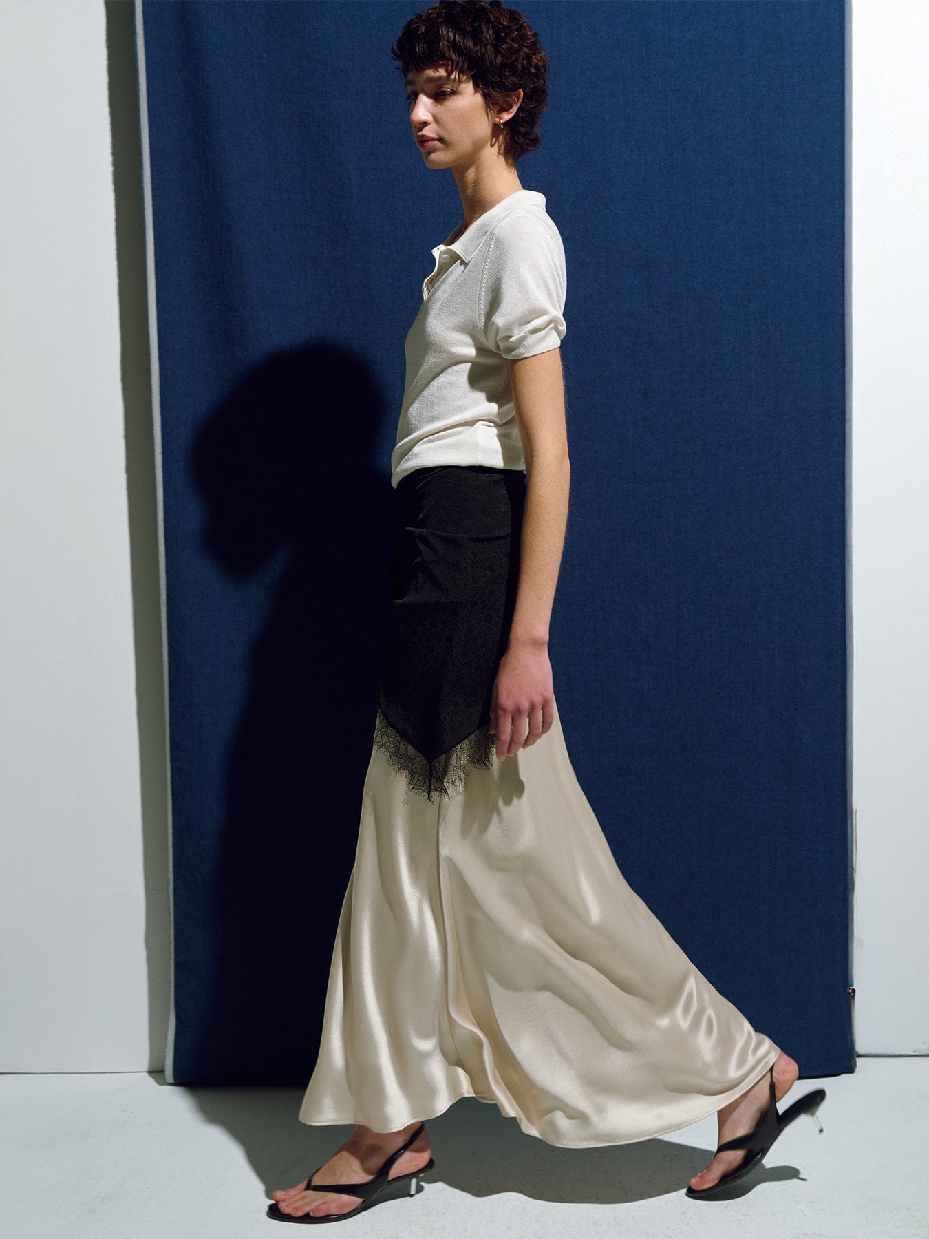 Tonywack - Slip Maxi Skirt (Beige) product image 6 | TRAB K-Fashion Australia
