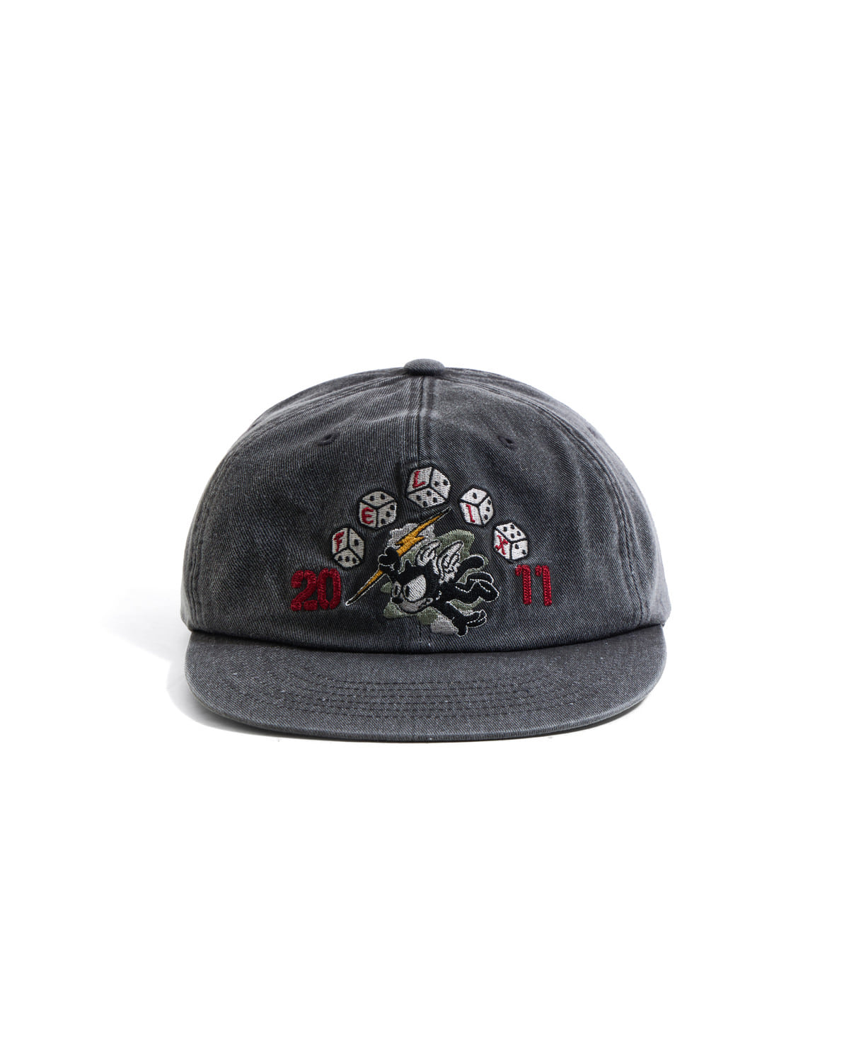 Eastlogue - Angel Felix Dice Embroidered Cap (Charcoal) product image 1 | TRAB K-Fashion Australia