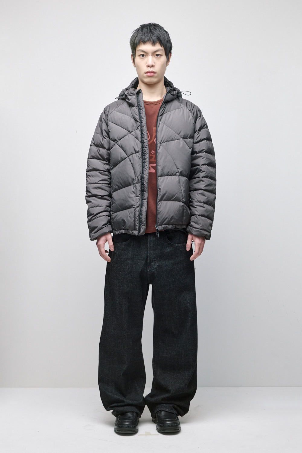 Hatchingroom - Web Goose Down Puffer Jacket Mud (Charcoal) product image 12 | TRAB K-Fashion Australia