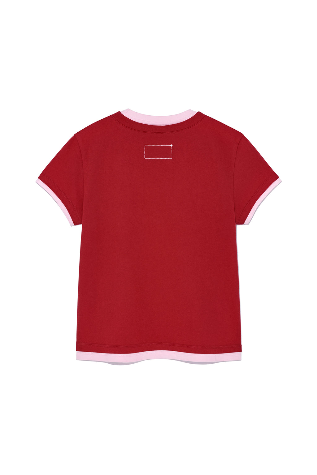 Matin Kim - Color Point Layered Top (Red) product image 2 | TRAB K-Fashion Australia