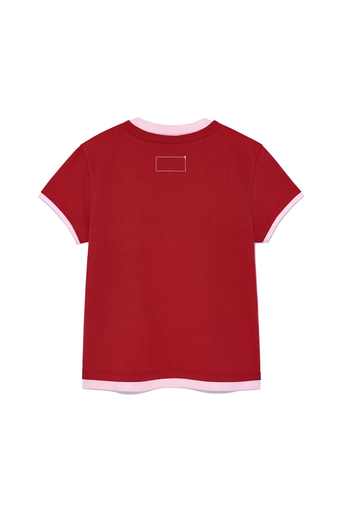 Matin Kim - Color Point Layered Top (Red) product image 2 | TRAB K-Fashion Australia