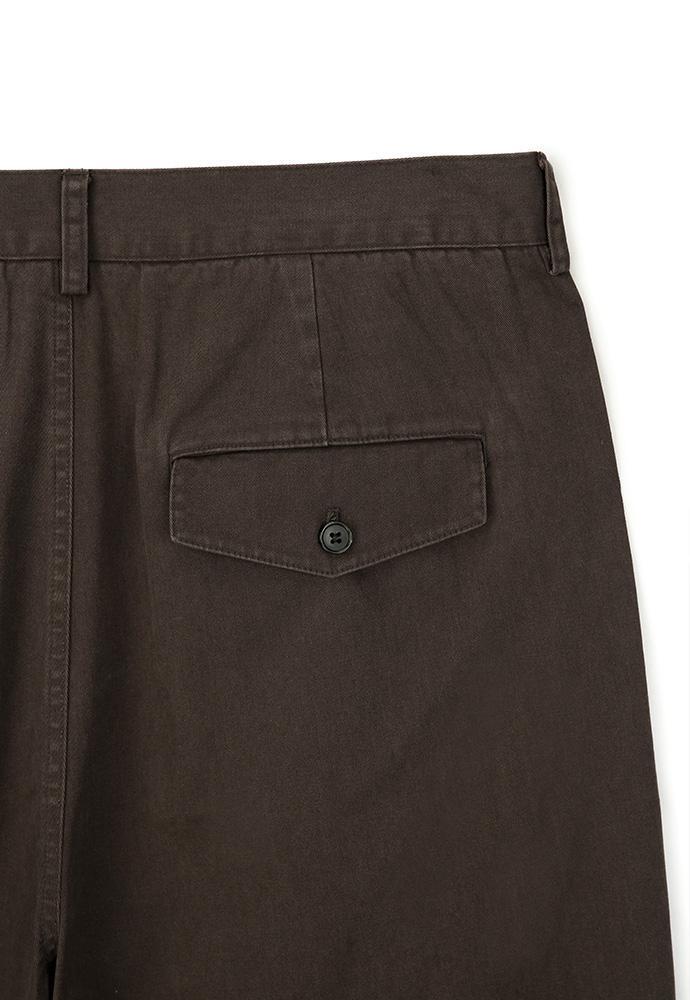 Art if acts - One Tuck Chino Pants (Brown) product image 11 | TRAB K-Fashion Australia