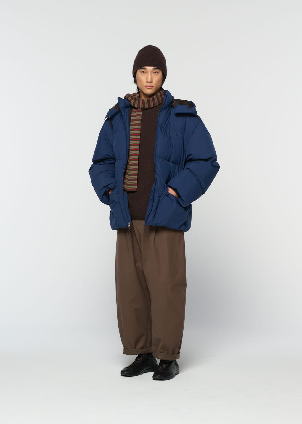 Amomento - [Pre-Order] mid down puffer (Blue) product image 5 | TRAB K-Fashion Australia