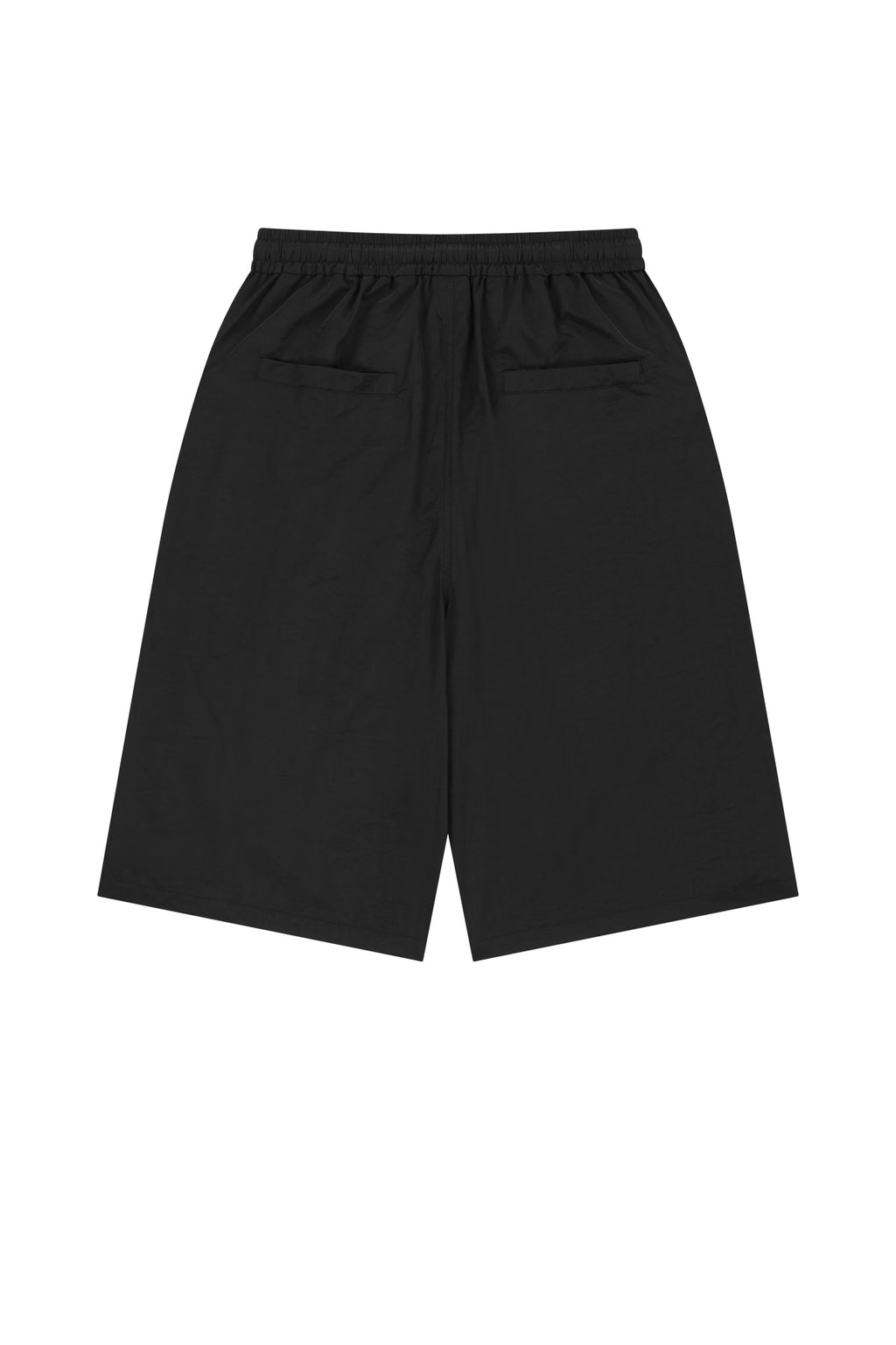 Matin Kim - Side Logo Bermuda Track Pants (Black) product image 2 | TRAB K-Fashion Australia