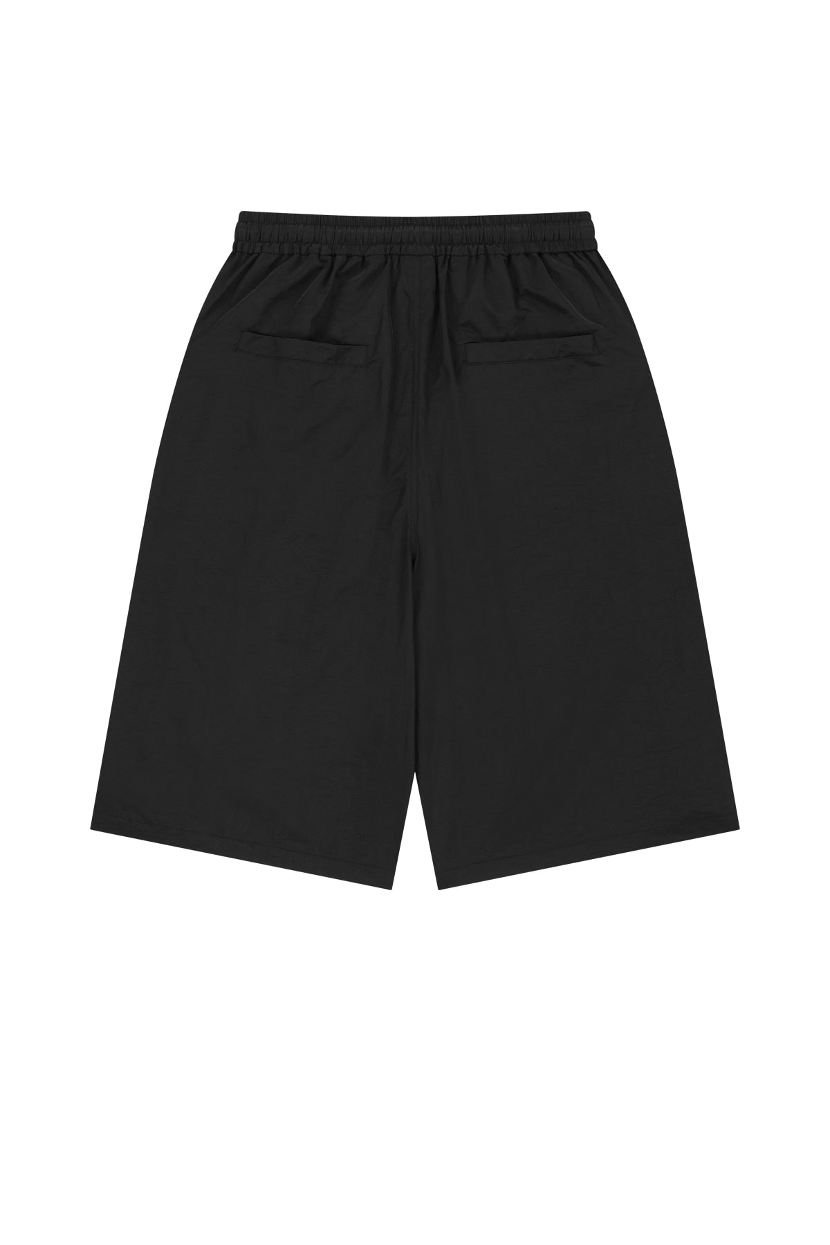 Matin Kim - Side Logo Bermuda Track Pants (Black) product image 2 | TRAB K-Fashion Australia