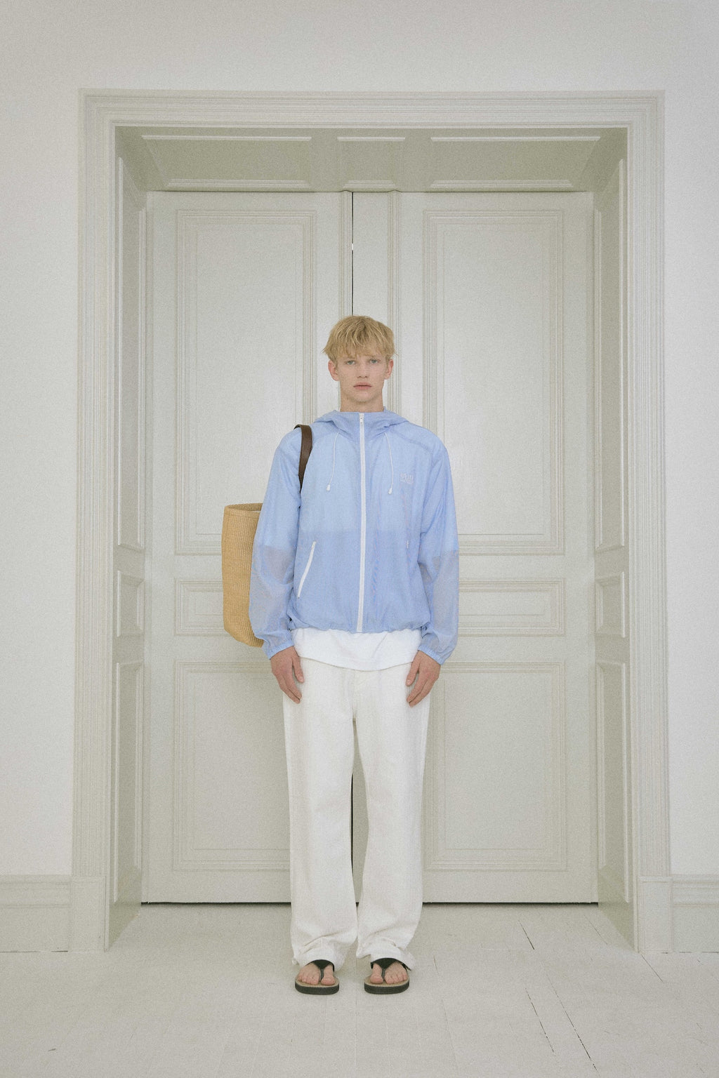 Stu - Stripe Windbreaker (Blue) product image 1 | TRAB K-Fashion Australia