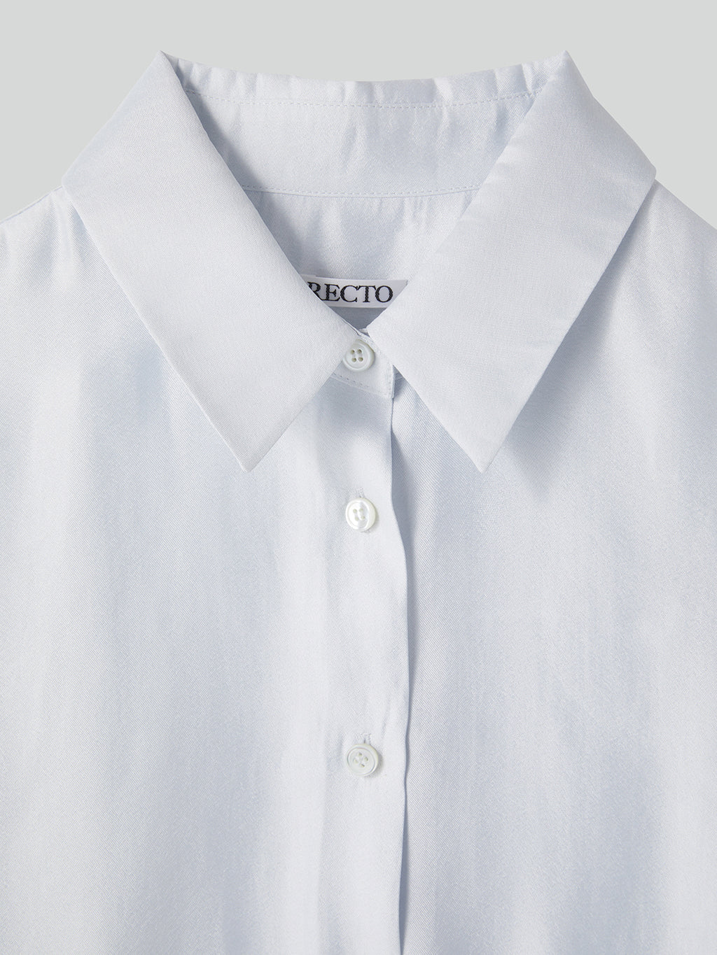Recto - Oversized Sheer Shirt (White Grey) product image 7 | TRAB K-Fashion Australia