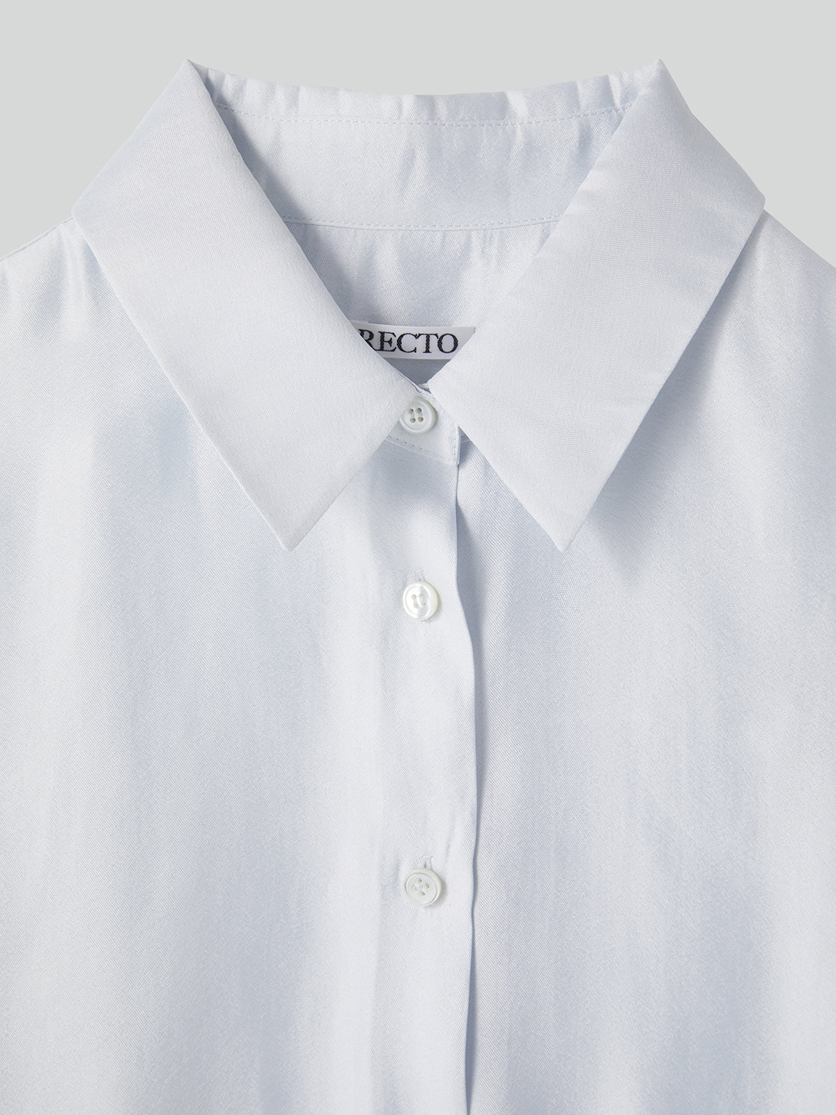 Recto - Oversized Sheer Shirt (White Grey) product image 7 | TRAB K-Fashion Australia