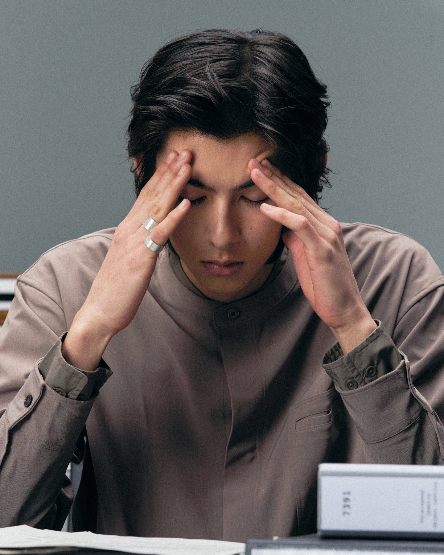 Numbering - Engraved Open Ring(S,M) #7503 product image 3 | TRAB K-Fashion Australia