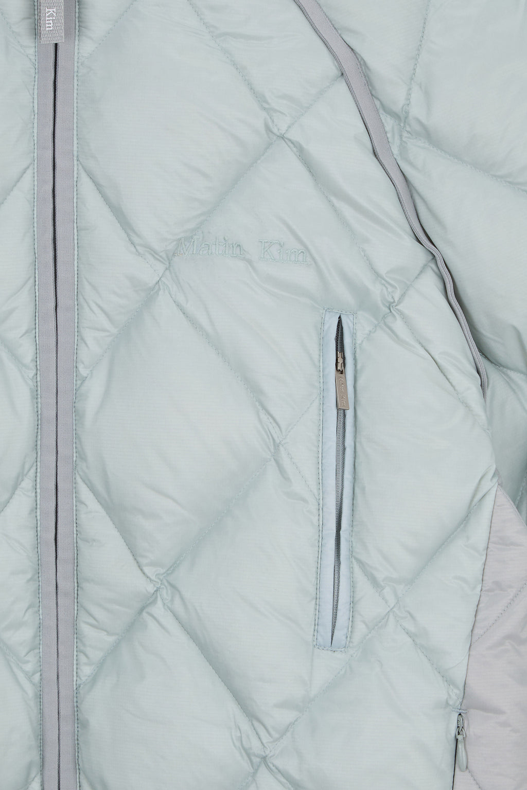 Matin Kim - Quilting Hoody Lightweight Jumper (down Blended) (Mint) product image 3 | TRAB K-Fashion Australia