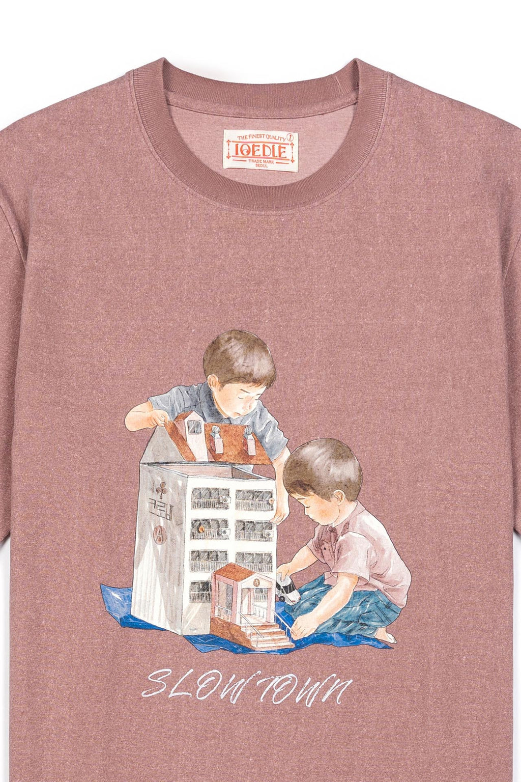 Ioedle - Slow Town T-Shirt (Pink) product image 1 | TRAB K-Fashion Australia