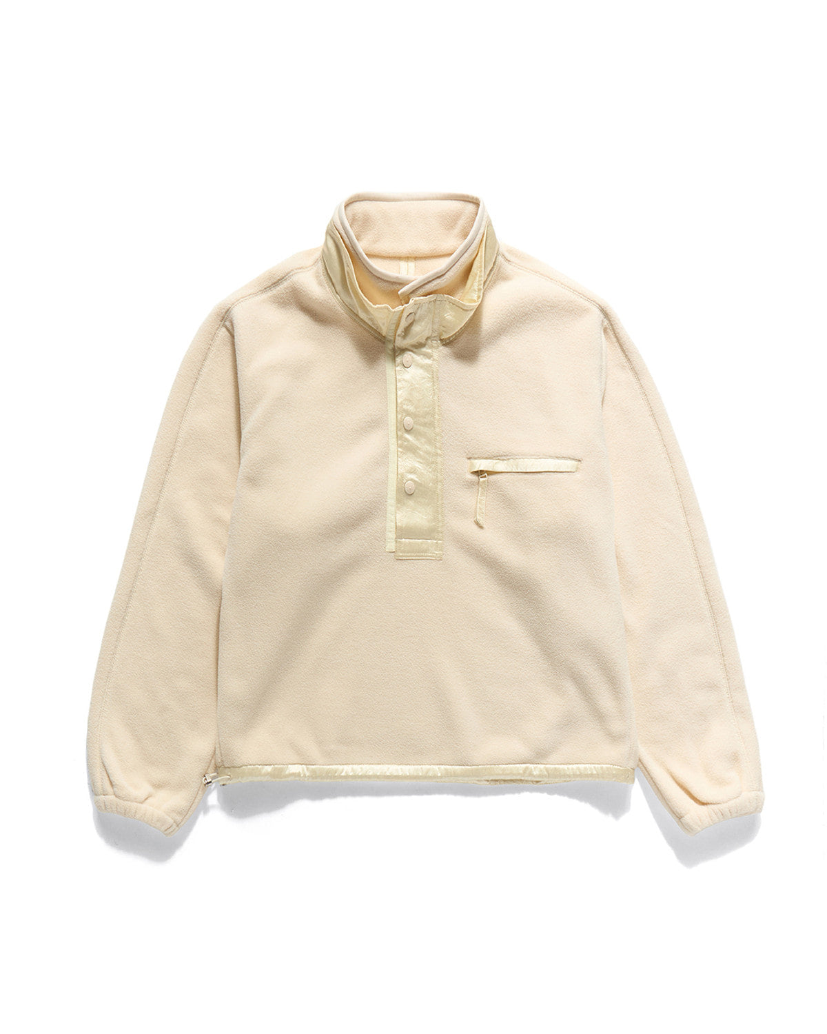 Eastlogue - Alpine Half Zip-up Fleece Jumper (Cream) product image 4 | TRAB K-Fashion Australia
