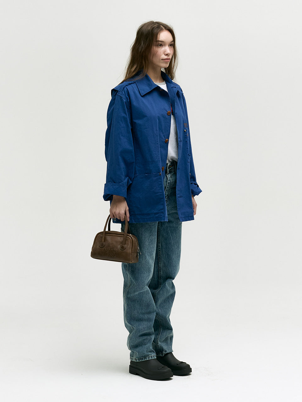 Marge Sherwood - Soft Tote Mini (Washed Brown Pull-Up) product image 4 | TRAB K-Fashion Australia